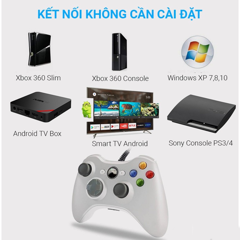 Tay Cầm Chơi game, Cần Điều Khiển Trò Chơi Dùng Cho Microsoft Xbox 360