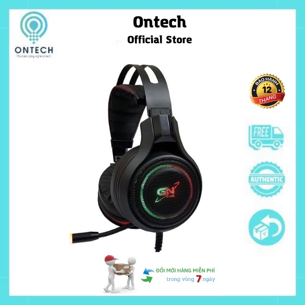Tai nghe gaming Gnet Gh6 7.1 Led RGB USB