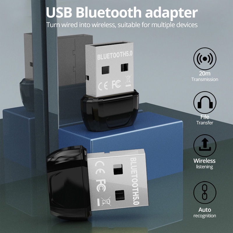 Đầu điều hợp bluetooth5.0 HdoorLink cổng USB khoảng cách 20m cho chuột/bàn phím/laptop/tai nghe không dây | BigBuy360 - bigbuy360.vn