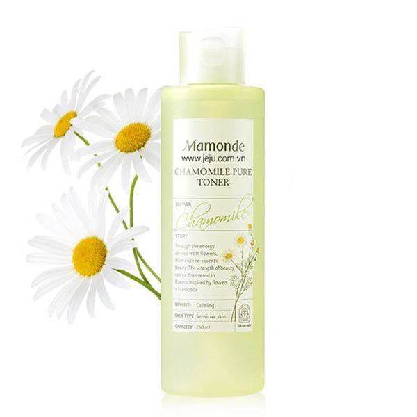 Nước Hoa Hồng  Mamonde Chamomile Pure Toner 250ml - Hoa Cúc