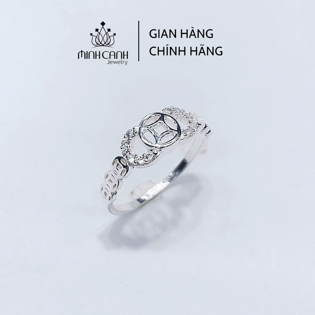 Nhẫn Bạc 3 Kim Tiền Tài Lộc May Mắn Minh Canh Jewelry