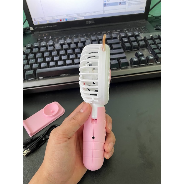 Quạt Phun Sương MINI Fan Adorable Spray Phun Sương Tạo Độ ẨM Tốt-MÀU Ngẫu Nhiên