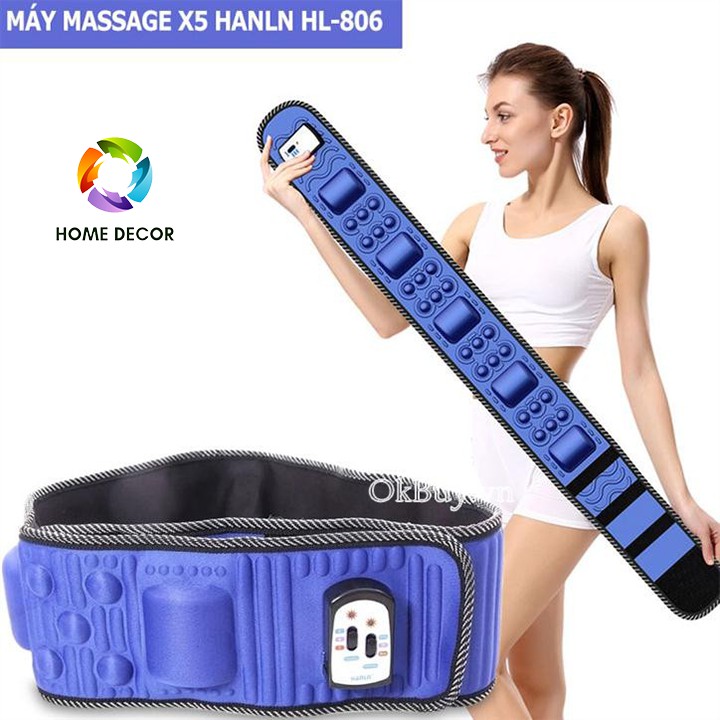 [BH 1 ĐỔI 1]Đai massage giảm béo X5 Hàn Quốc, đai massage giảm mỡ bụng CỰC HIỆU QUẢ-HOME DECOR