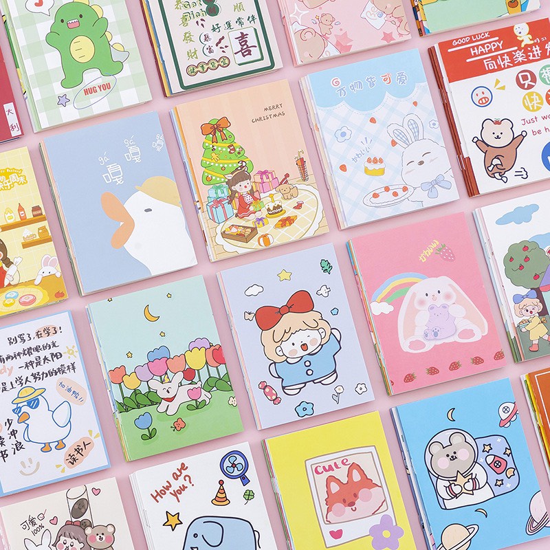Sổ tay ghi chép notebook có dòng kẻ tiện dụng, Sổ tay mini nhiều mẫu giá rẻ