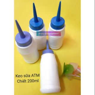 Keo Sữa ATM chiết 200ml Nguyên Liệu Làm Slime