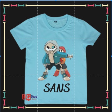 Áo Thun Undertale Sans xịn xò cho bé trẻ em đủ size áo từ 10kg đến 90kg