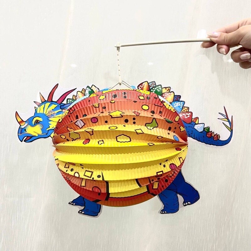 đèn lồng xếp giấy, đèn lồng trung thu khung thép chắc chắn-nhiều mẫu