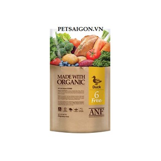 THỨC ĂN ORGANIC ANF 6 FREE DUCK CHO CHÓ VỊ THỊT VỊT 2KG