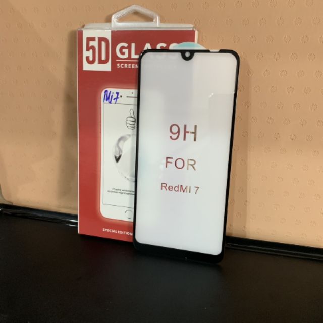 Dán full màn 5d xịn cho xiaomi red mi7