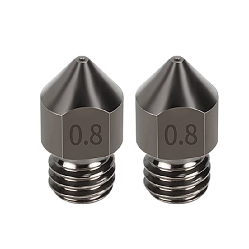 Set 2 Vòi Phun MK8 MK7 M6 1.75mm Chuyên Dụng Cho Máy In 3D 3 Pro