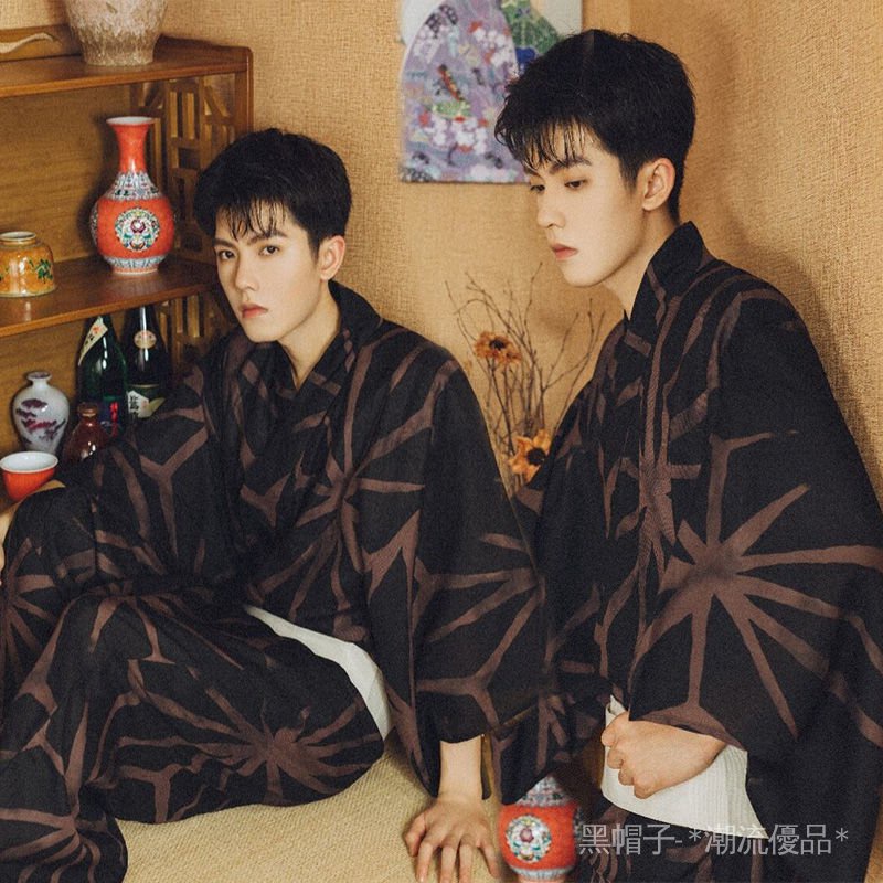 Áo Kimono Cách Tân Phong Cách Nhật Bản Thời Trang Cho Nam | BigBuy360 - bigbuy360.vn