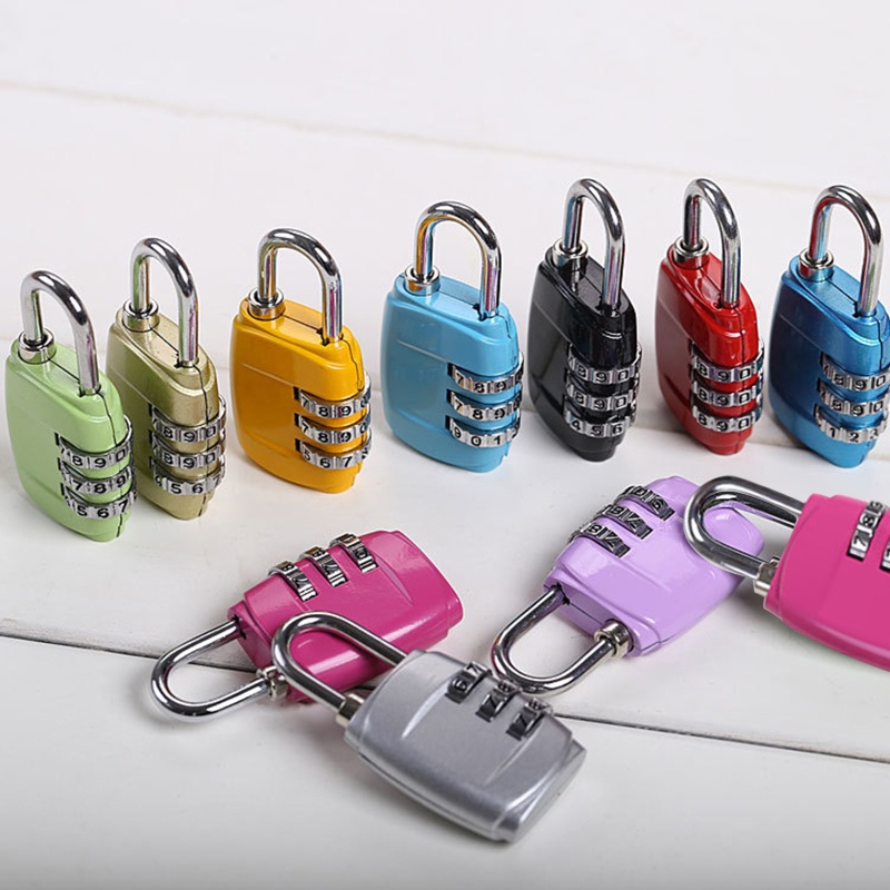 Ổ Khóa Hành Lý 3 Chữ Số Mini Chống Thời Tiết
