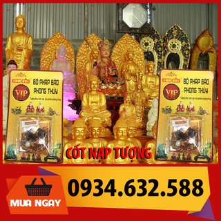 sx - PHÁP BẢO 2 bộ Cốt nạp tượng thờ Thần Tài Thổ Địa [ Đèn thờ ] Cốt thất bảo