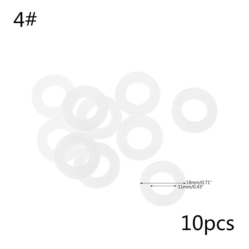 Set 10 Vòng Đệm Ống Nước Bằng Silicone 1 / 2 "3 / 4" 1 "