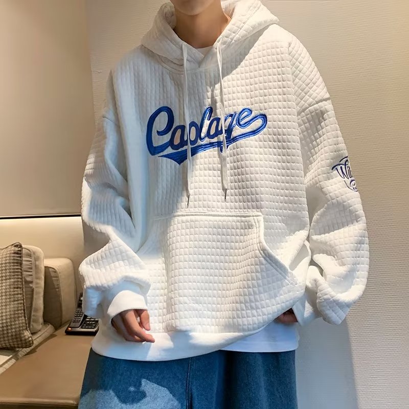 Áo Hoodie Thể Thao In Hình Waffle Thời Trang Hàn Quốc Cho Cặp Đôi unisex hoodie hàn quốc harajuku áo hoodie unisex form rộng
