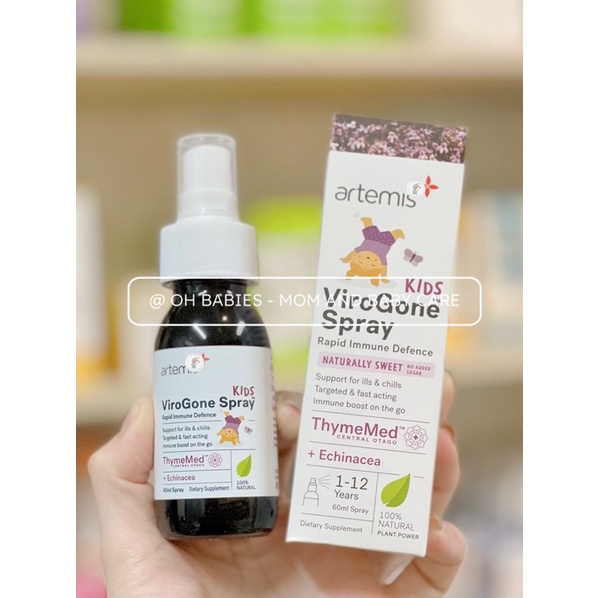 Tăng đề kháng tai - mũi - họng cho bé Artemis Virogone