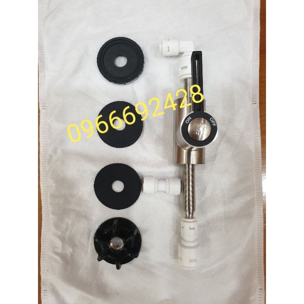 Vòi inox 304 dùng cho máy ion kiềm có vòi trên rất tiện dụng