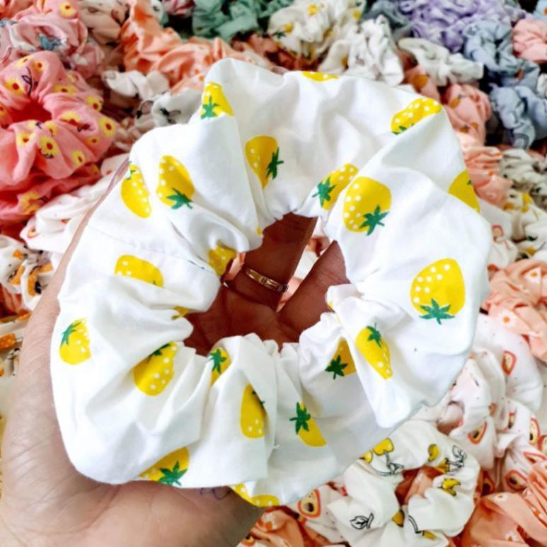 Dây Cột Tóc Scrunchies Trái Cây ,  siêu dễ thương dành cho các nàng đã về tới rồi đây ạ