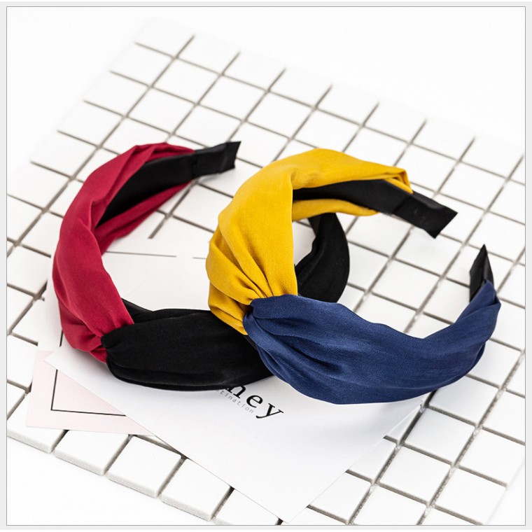 Bờm lụa bản to phối hai mầu sang chảnh cao cấp đảm bảo như hình BN45