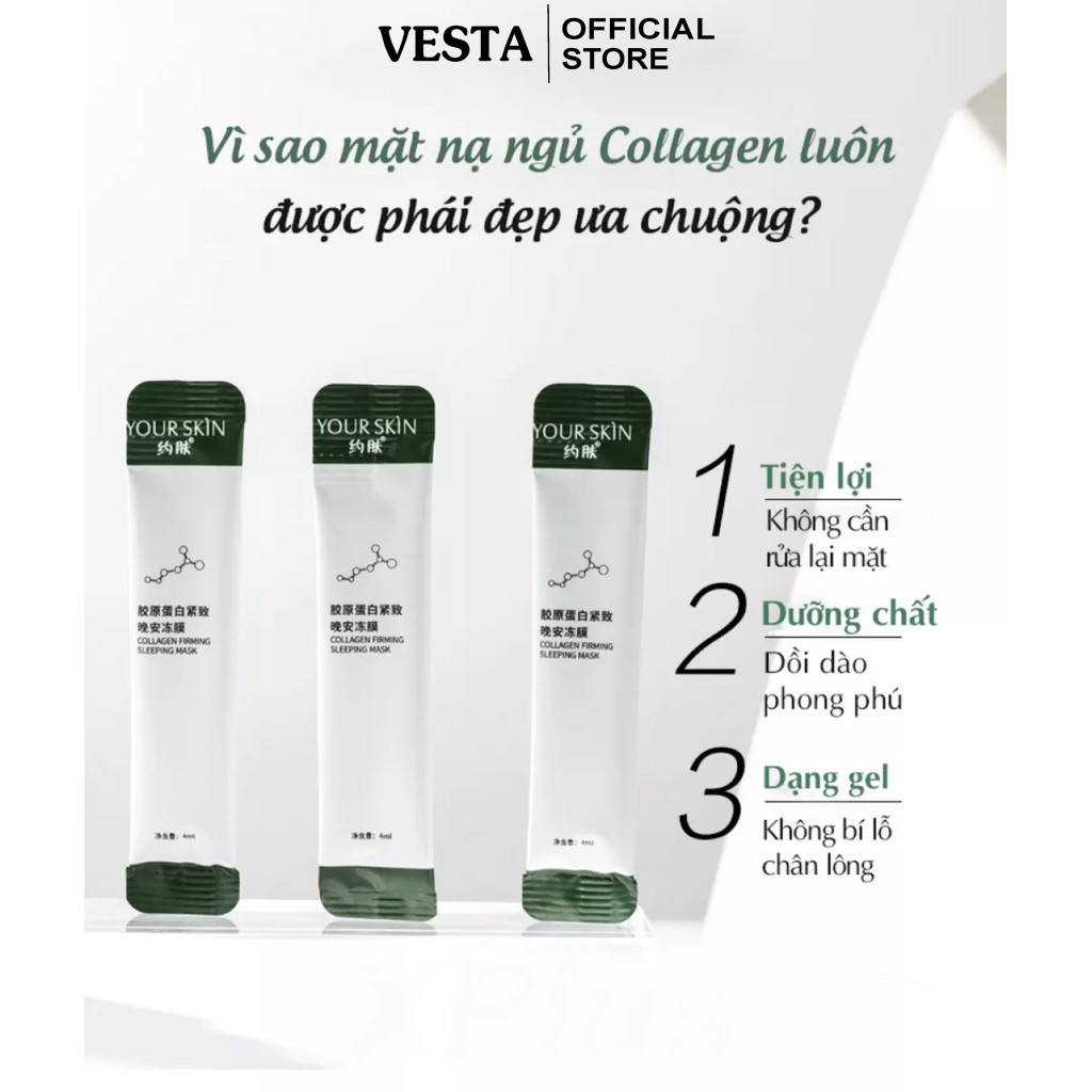 Mặt Nạ Ngủ 1 Gói Lẻ 💕𝑭𝒓𝒆𝒆𝒔𝒉𝒊𝒑💕 Mask Ngủ Dạng Thạch Collagen Bioaqua | BigBuy360 - bigbuy360.vn