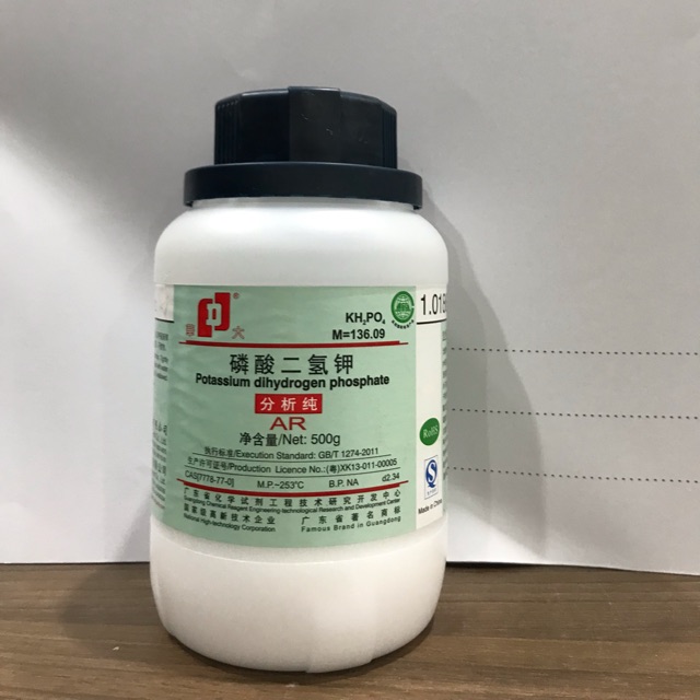 Muối KH2PO4 kali dihidrophotphat KDP lọ 500g diệt nấm mkp Mkp