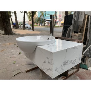 Lẻ chậu lavabo bàn đá bán âm