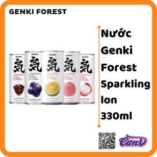 7 vị Nước Genki Forest Sparkling lon 330ml X thumbnail