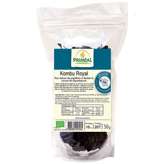 Tảo bẹ Kombu Royal hữu cơ Primeal 50g