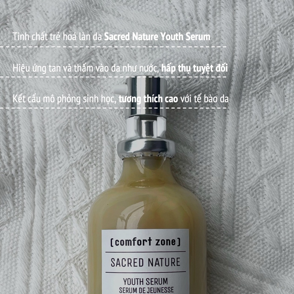 Tinh Chất Trẻ Hóa Da, Dưỡng Ẩm, Bảo Vệ & Làm Săn Chắc Da Comfort Zone Sacred Nature Youth Serum