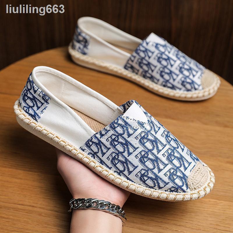 ❂❏♤Giày Lười Vải Canvas Mỏng Thoáng Khí Thời Trang Cao Cấp Cho Nam | BigBuy360 - bigbuy360.vn