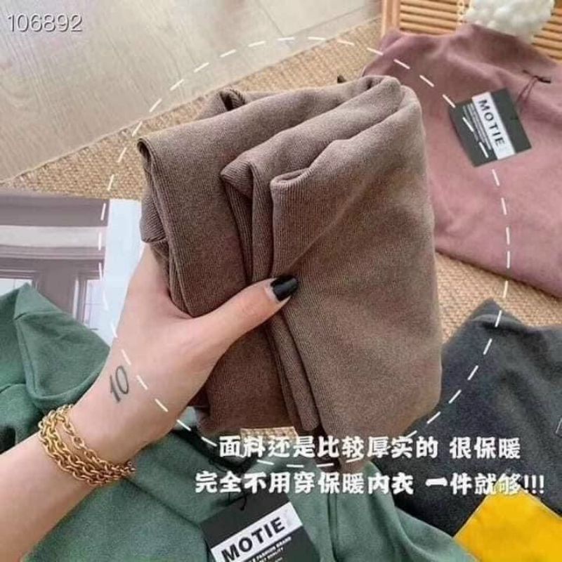 Áo giữ nhiệt monte túi zip hot 2021
