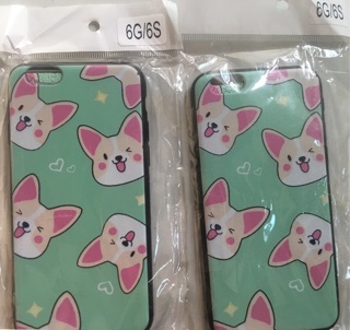 Ốp dẻo 6D hình chó ip6 ,ip7 xả nốt
