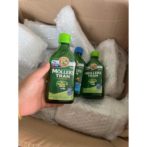 Dầu gan cá tuyết Moller trans cho bé