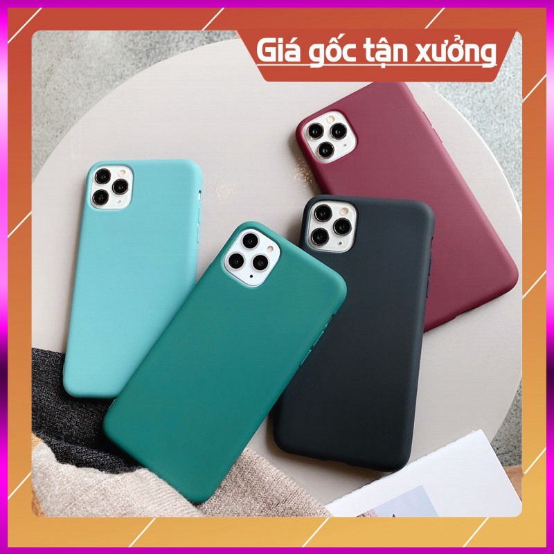 ttdỐp lưng iphone trơn dẻo 8 màu 5/5s/6/6plus/6s/6splus/7/7plus/8/8plus/x/xr/xs/11/12/pro/max/plus/promaxstd