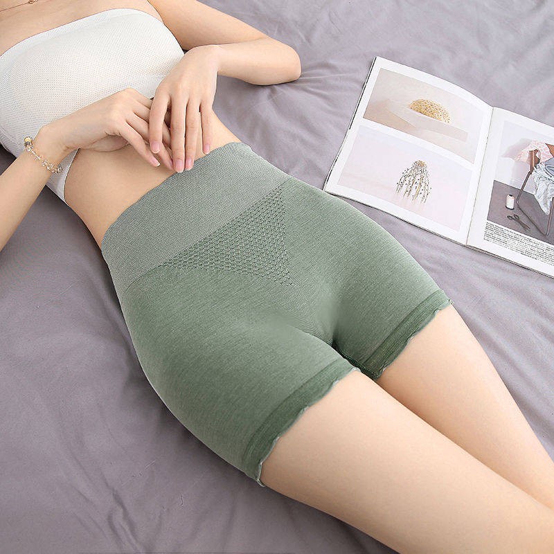 Quần lót mùa hè cạp cao cotton chống chói gỗ quần đũi