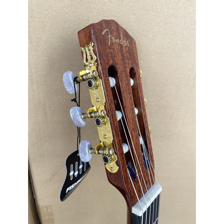 Guitar classic Fender CN240SCE thùng mỏng EQ Fishman Tặng kèm full phụ kiện