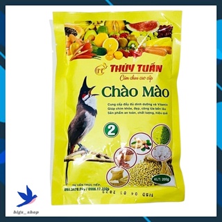 Cám chim chào mào Thuý tuấn số 2 cao cấp 200gram-Cám chim chào mào thuý tuấn số 2