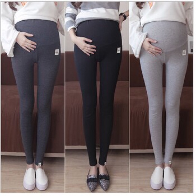 Quần legging bầu xuất Hàn