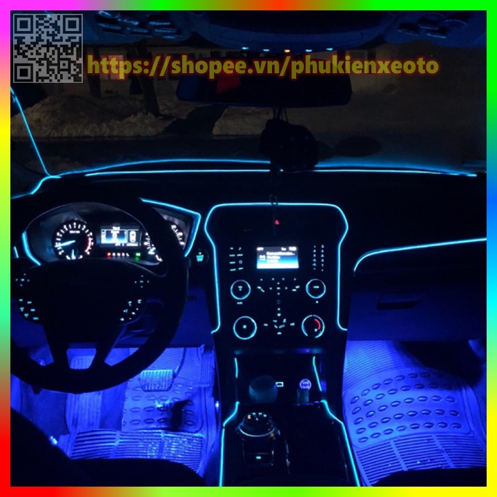 Chỉ viền nội thất ô tô 5 mét LED trang trí