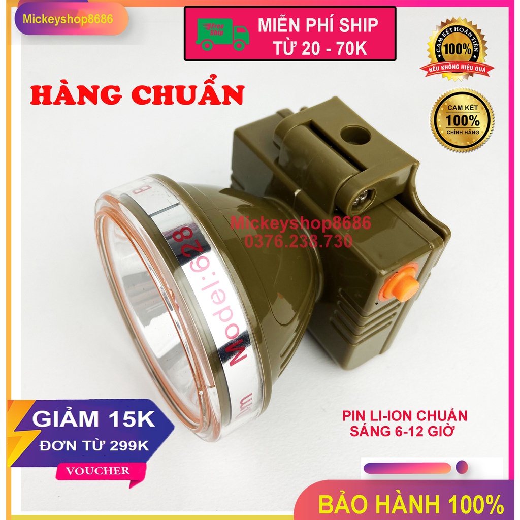 Đèn pin đội đầu SUNCESSA KL 628 35W siêu sáng chống nước kín nước Ánh sáng vàng và trắng đèn đeo đầu đi rừng soi ếch | BigBuy360 - bigbuy360.vn