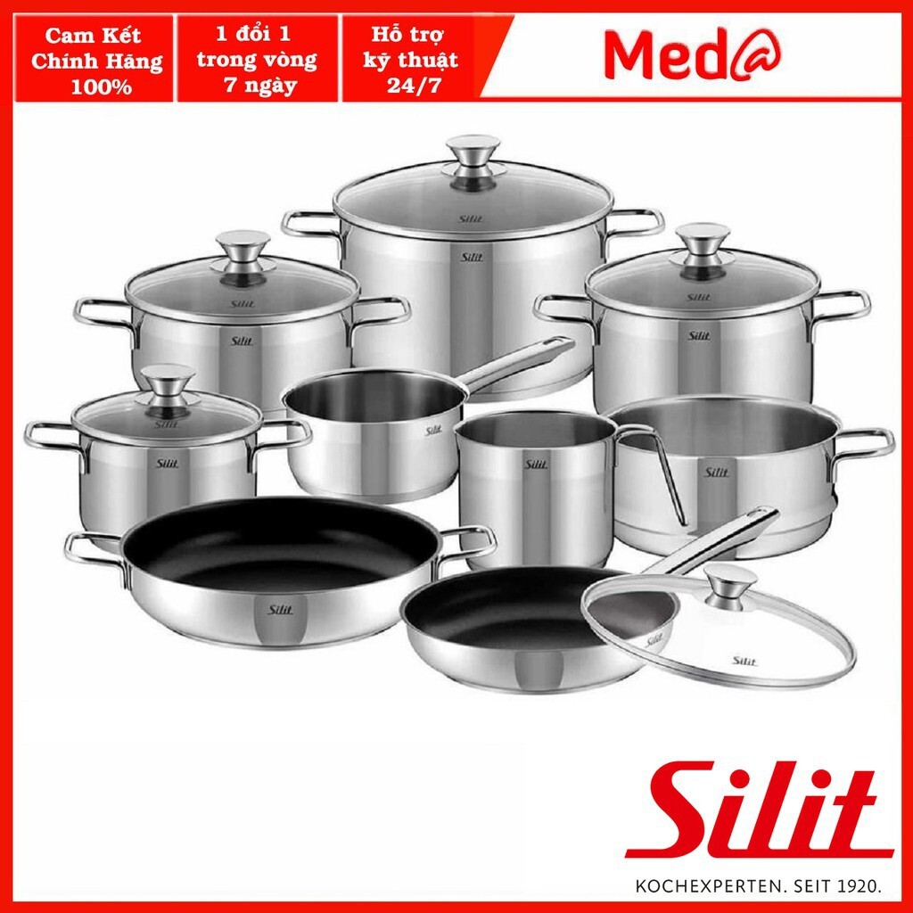 Bộ Nồi Silit Pisa 10 Món (Nhập Khẩu Đức)