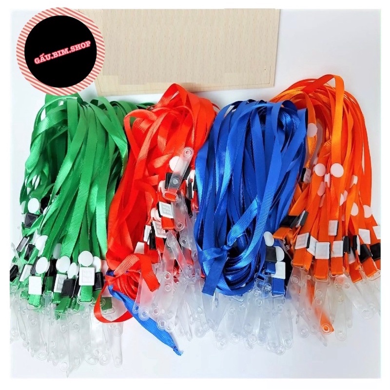 10 Dây đeo thẻ tên  móc nhựa