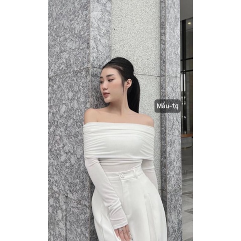 Áo nhũ trễ vai
