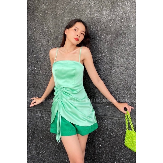 Áo hai dây lụa có lót ngực sẵn