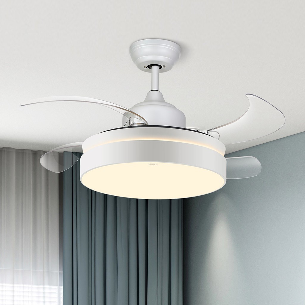 QUẠT TRẦN KÈM ĐÈN LED HIỆU OPPLE QP35QND0.5X48SD2, KHÔNG CÓ SAO (XIAOMI PHÂN PHỐI)