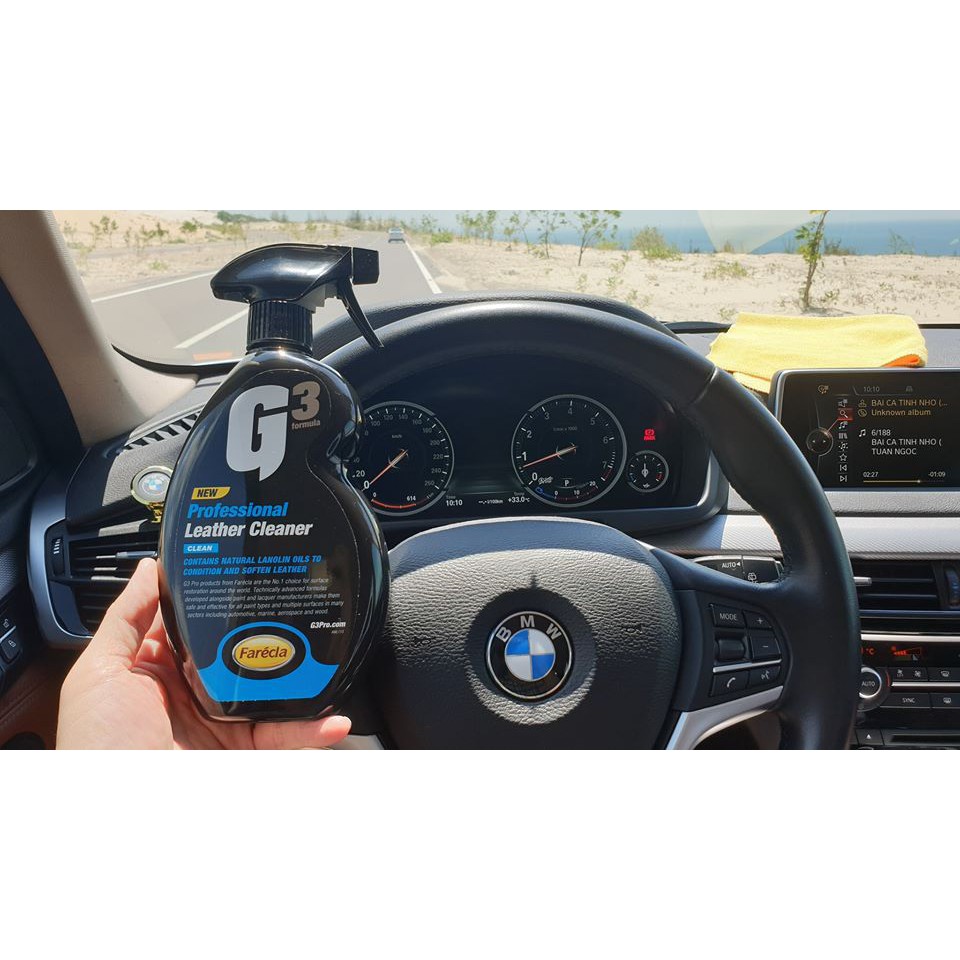 Bộ Dung Dịch Vệ sinh & Bảo dưỡng Ghế Da Xe Hơi G3 Prossesional Leather Cleaner And Protectant (100% Sản xuất tại Anh)