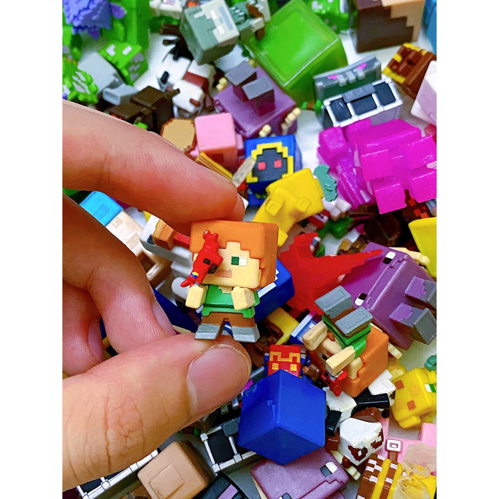 Mô hình minecraft - Minifigure minecraft - Hàng chính hãng Mattel - Giao ngẫu nhiên
