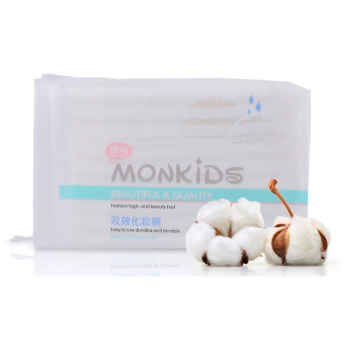 Bông Tẩy Trang MonKids 222 Miếng-GX247