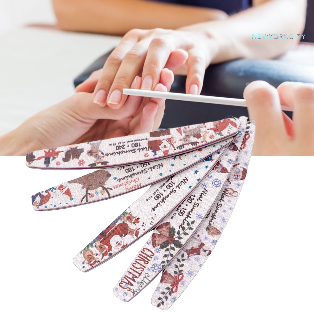 Dũa Móng Tay Hình Bán Nguyệt Nhiều Màu Chuyên Nghiệp