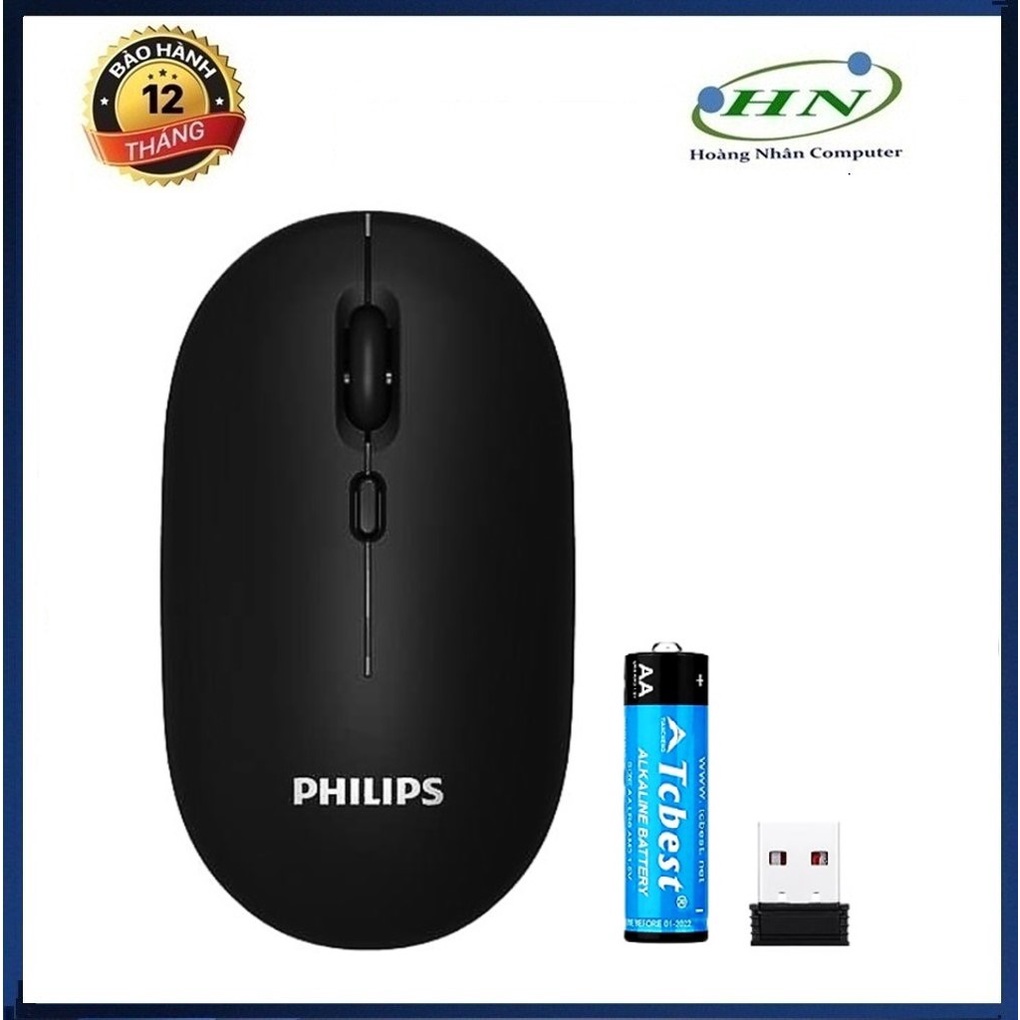 Chuột không dây wireless Philips M203 nhỏ gọn-thích hợp dùng văn phòng